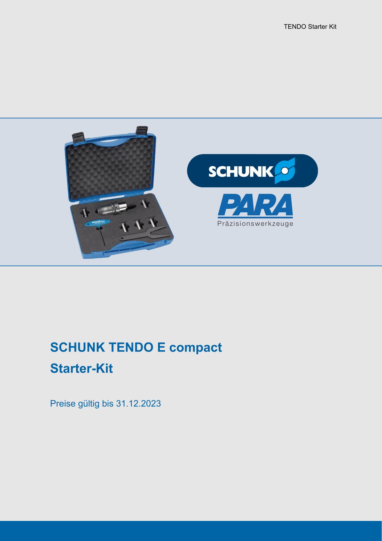SCHUNK Tendo EC Starter Kit